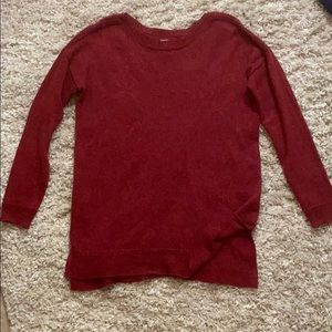 Boat Neck Tunic Sweater